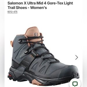 Salomon X Ultra Mid 4 GoreTex Light Trail Shoes, W 8.5
